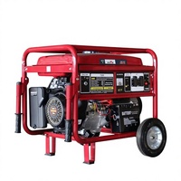 Générateur d'essence portable BISON CHINA 7500W 16HP monophasé 220V AC 4 temps refroidi par air monocylindre avec réservoir de carburant de 25L CE ISO