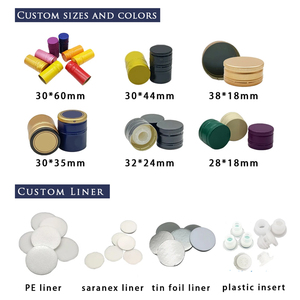 Aluminum Screw <strong>Bottle</strong> <strong>Cap</strong> Custom 30*60mm <strong>28*18mm</strong> 15mm 18mm 28mm 38mm Whiskey Tequila Vodka Rum Glass <strong>Bottle</strong> <strong>Caps</strong> - Product Image 5