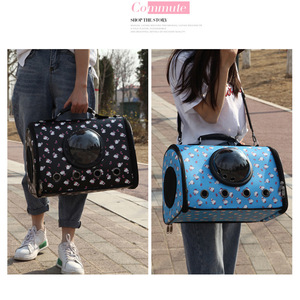 Baolujie Pet Carrier Round Breathable Transparent Space Capsule <b>Cat</b> Bag For Travel - Product Image 3
