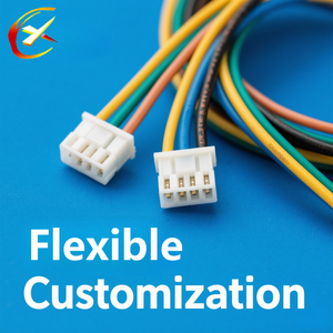 أسلاك توصيل مخصصة من نوع JST TE Molex، كابلات SH ZH PH XH SM 1.0 1.5 2.0 2.54 Amass Lvds، مجموعات أسلاك كاملة للأجهزة الكهربائية - Product Image 4