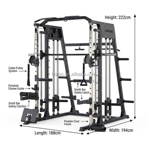 Zoshine Máquina de Gimnasio Multifuncional Todo en Uno para el Hogar, Máquina Smith Multifunción, Rack de Sentadillas Completo - Product Image 5