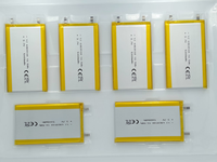 Batterie rechargeable à semi-conducteurs haute capacité 6060100 3.7V 5000mAh, Power Bank 500 cycles 502040 656090