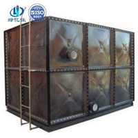 Réservoirs d'eau en acier émaillé à excellente résistance à la corrosion avec toit plat