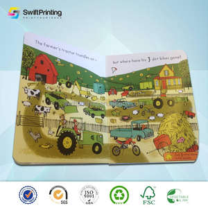 Impression personnalisée de livre en carton pour enfants, tableau d'illustration pour enfants, impression de livre d'histoire pour enfants - Product Image 5