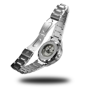 Đồng hồ Sapphire mặt phẳng tùy chỉnh OEM/ODM tháng 12, đồng hồ lộ máy, đồng hồ cơ tự động dành cho nam - Product Image 2