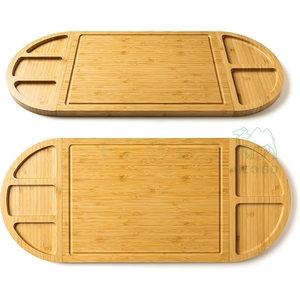 Planches à découper en bois pour cuisine Ensemble de planche à découper en bambou Ensemble de planche à découper - Product Image 1