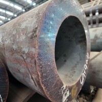 Tube rond en acier sans soudure laminé à chaud A106 Grade B 4,488" x 0,276" pour pipeline de collecte de champ pétrolier et ligne de débit de tête de puits, taille personnalisée