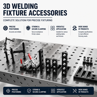 Kit de fixation pour plateforme de soudage 3D, gabarits modulaires de positionnement et de serrage pour table de soudage en fonte
