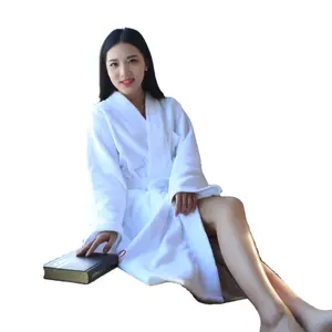 Seksi 2024 jubah mandi anak terry hotel jubah mandi untuk pria bergaris jubah mandi bayi putih