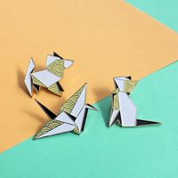 Meilleures ventes : Badges, broches et épingles de revers carrés en métal émaillé argenté, personnalisables par impression typographique et couleur personnalisée, pour les fêtes