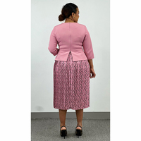 Robes de bureau vintage à imprimé floral pour femmes grandes tailles, longueur mi-mollet, taille naturelle, nouveau design 2026, style turc africain