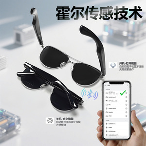 GT32 Smart Glasses <b>Bluetooth</b> UV400 Protection Fashion Sunglasses For Music Call Voice Control - Product Image 4