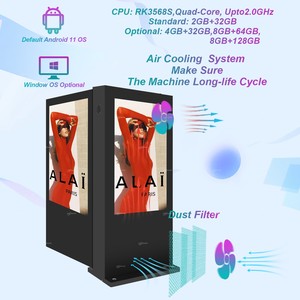 360spb 65-inch hai mặt dọc ngoài trời kỹ thuật số biển hiển thị không thấm nước với sét bảo vệ 10KV - Product Image 6