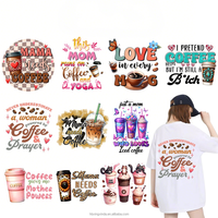 Transferts DTF personnalisés de haute qualité, designs en vinyle thermocollant pour t-shirts, impressions thermocollantes sur t-shirts, autocollants pour t-shirts