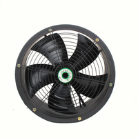Ventilateur d'extraction industriel à tambour noir de grande capacité 600 mm (24 pouces) avec pales métalliques pour l'élimination des fumées et des poussières industrielles