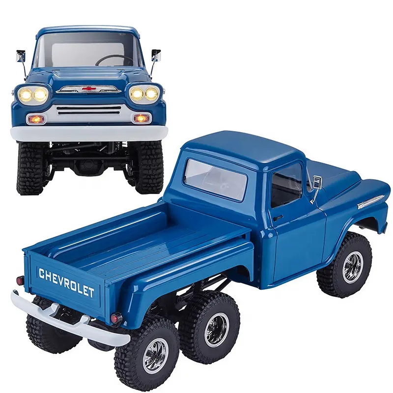 FMS 1/18 scala Chevi Apache con licenza 6x6 2.4G telecomando elettrico RC Crawler Truck RTR 6WD