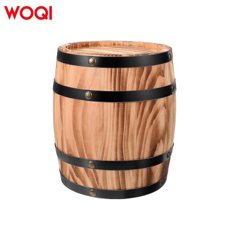 WOQI, лидер продаж, винтажный декор для пищевых продуктов, деревянная бочка для виски, контейнер для растений