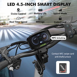 Scooter Eléctrico Todoterreno Vipcoo VS6 de 48V 18.2Ah con Doble Disco para Adultos, Disponible en Almacenes de la UE, Reino Unido y EE. UU., Modelo IE-S1 S - Product Image 2