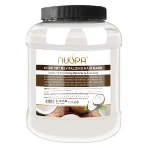 Private Label NUSPA Large Volume 5L Hair Masque Treatments Smoothing Coconut Hair Mask