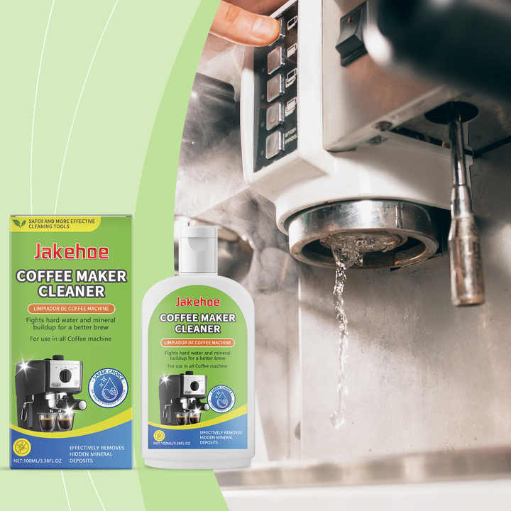 Jakehoe Coffee Machine Cleaner for Equipment Removes Coffee Deposits and Oil Stains for Clean Maintained Coffee Making Gear