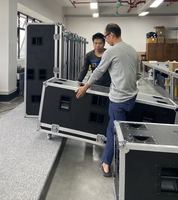 Système de sonorisation de scène DJ Boutum, équipement audio passif, 2 voies, double enceinte Line Array de 8 pouces