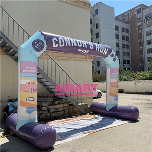 Cổng Vòm Kết Thúc Trò Chơi Đua Xe Ngoài Trời Có Thể Bơm Hơi In Logo Quảng Cáo - Product Image 6