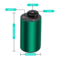 Diffuseur d'huiles essentielles en métal sans eau - Comprend 4x10ml d'huiles, purificateur d'air, aromathérapie, faible bruit 35dB, utilisation automobile et domestique