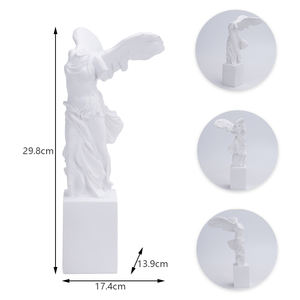 Redeco vendita calda Art Deco <span class=keywords><strong>statua</strong></span> di angelo senza <span class=keywords><strong>testa</strong></span> scultura di angelo bianco moderna in resina astratta figurina per i regali decorazione per la casa - Product Image 4