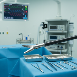 METZENBAUM Ciseaux Courbe Longue Lame 5mm Diamètre 33cm Longueur En Acier Inoxydable Laparoscopique Bariatrique Instruments - Product Image 3