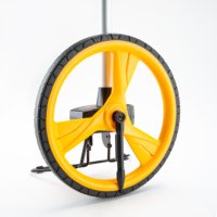 Outil d'arpentage extérieur Roue de mesure en métal de 12 pouces Outils de mesure de distance