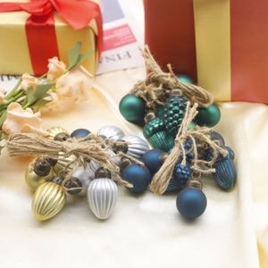 Adornos Navideños de Cristal de Alta Calidad para Árbol de Navidad, Bolas Colgantes Irrompibles - Product Image 1