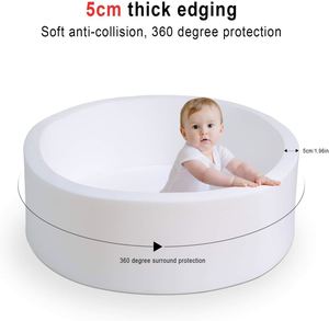 Piscine à balles ronde et souple pour enfants, idéale pour l'intérieur et l'extérieur, fabriquée en Indonésie, pour tout-petits et bébés - Product Image 3