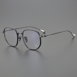 Ch8097 hình elip tinh khiết Titanium quang Turquoise Black Gold chống bức xạ đọc kính thời trang Kính mắt Frames cho tất cả các mặt - Product Image 6