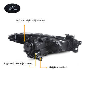 Convient pour 14-19 <span class=keywords><strong>Mazda</strong></span> <span class=keywords><strong>3</strong></span> Axela Phare Assemblage Modification LED Daytime Running Light Lens Headlight - Product Image 5