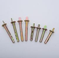 Ancre de sécurité en acier au carbone galvanisé MOSEN M6, ancre à percussion pour plafond en béton, ancre à percussion, grade 4.8, capacité de 5 à 113 kN
