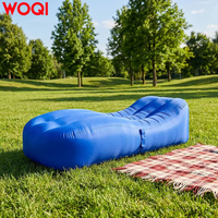 WOQI Moderne Portable Extérieur Canapé Gonflable Pliable Cool pour Camping Pique-Nique Famille Voyage Utilisation Chambre Salon