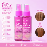 Nouveautés Soins capillaires Spray pour perruque pour cheveux synthétiques Après-shampoissant sans rinçage Démêlant pour un peigne facile Spray démêlant pour cheveux synthétiques