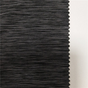 Mingmao-tela 92% poliéster 8% elastano negro y gris, tela teñida, Jersey Deportivo Superior - Product Image 5