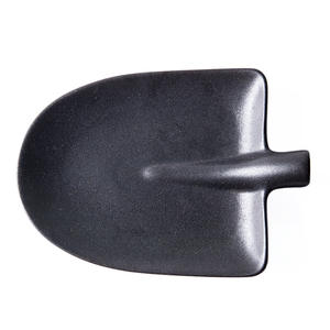 <span class=keywords><strong>Assiette</strong></span> plate en céramique noire abstraite givrée en forme de pelle pour snacks de steak, idéale pour hôtels et restaurants - Product Image 4