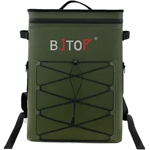 Customized 100% Waterproof TPU Insulated Cooler Ice Backpack Outdoor Picnic Beach Lunch Food Cooler Thermal Backpack