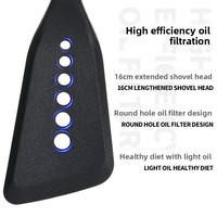 Spatule en silicone flexible antiadhésive résistante à la chaleur, outil de cuisine pour retourner le poisson, les œufs, les crêpes
