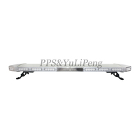 Harga Pabrik Lampu Ambulans Aluminium Bar Lampu Peringatan LED Daya Tinggi Lampu Strobo Darurat dengan Speaker