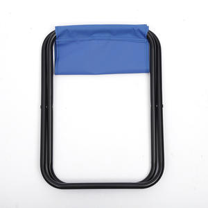 Xách tay Trọng lượng nhẹ ngoài trời cắm trại dã ngoại câu cá nướng du lịch du lịch Ghế Ghế thép gấp phân với túi lưu trữ - Product Image 4