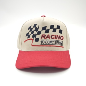 Gorra de Béisbol Moderna de Cinco Paneles en Dos Tonos, con Logotipo Bordado Personalizado, MOQ Bajo, OEM, Estilo Holgado y a la Moda, Suministro Global - Product Image 5