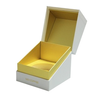 Custom Rigid Square <b>Box</b> with Recycled Materials Ivory White Board and Embossing Premium Gift Packaging for Perfume & Candles - Product Image 2