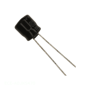 Condensateur radial TH en aluminium à traversage de circuit, 47 µF, 20 %, 6,3 V, homologué ECE-A0JKS470, Distributeur agréé - Product Image 1