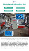 Granulador Industrial de Plástico para Reciclaje de Botellas y Películas