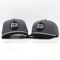Gorras de Béisbol Oxford Impermeables de Alta Calidad al por Mayor, con 5 Paneles, Visera Curva, Parche de PVC, Diseño Personalizado para Hombre y Mujer