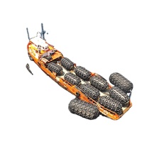 Parafougue en caoutchouc gonflable pour transfert de navires avec pneus d'avion et filet