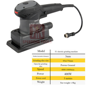 SPEEDONE Ponceuse aléatoire électrique sans balais 1000W, 6 pouces (150mm), à vitesse variable, pour ponçage à sec, qualité industrielle, fixation auto-agrippante, 220V - Product Image 5
